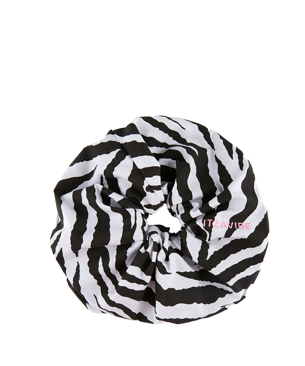 [i-ac21-012]Zebra Patterns Scrunchie
